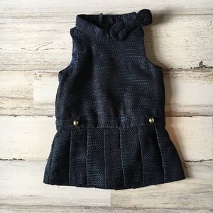 Janie And Jack Navy Dress 3-6 Months